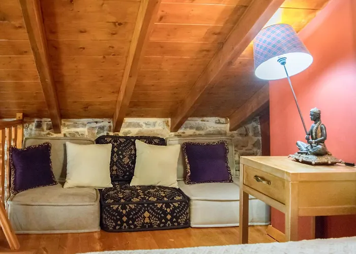 别墅 Kleitor Stone Villa-peloponnese Getaway 克里多利亚