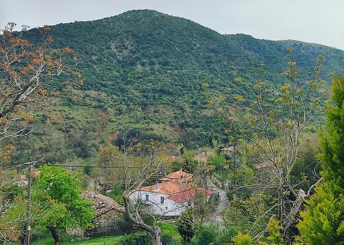 别墅 Kleitor Stone Villa-peloponnese Getaway 克里多利亚